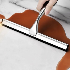 Stainless Steel Shower Squeegee for Shower Doors with <b>Hooks</b> Household Bathroom Window Mirror Glass Cleaning Tool for Home - Product Image 3