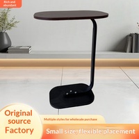 Table d'appoint multifonctionnelle en bois massif, style minimaliste moderne, pour salon, chambre à coucher, table à thé mobile, bureau de luxe léger
