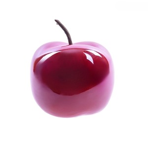เซรามิกสีแดงเงา รูปทรงแอปเปิ้ล 9.5ซม. สูง 11ซม. - Product Image 1