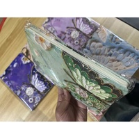 Cuaderno de Notas A5 con Diseño de Mariposa y Pintura al Óleo Vintage, Tapa de PU con Patrón Floral, Diario para Escribir, Venta al Por Mayor