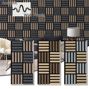 Akupanel moderne haute performance Panneau insonorisant à diffusion sonore <span class=keywords><strong>60x60</strong></span> Panneau acoustique 3d avec remplissage en fibre de polyester - Product Image 1