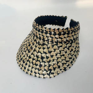 Nouveau 2023 Vente en gros Pare-soleil en paille style <span class=keywords><strong>Bali</strong></span> en feuille de palmier pour femme W2444 - Product Image 3