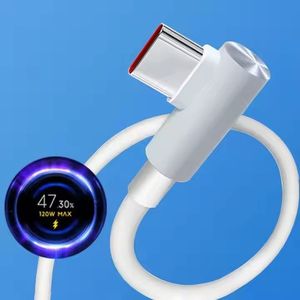 6A USB C Charger <b>Cable</b> Quick Charging 120W 90 Angle Type C <b>Cable</b> for Xiaomi - Product Image 5