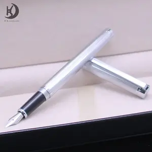 Venta al por mayor de Bolígrafo clásico de alta calidad de diseño de negocios logotipo personalizado Jinhao 155 clásico de Metal pluma estilográfica