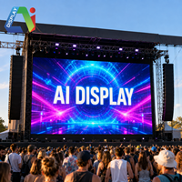 Layar Video Wall LED Sewa AI Display P1.9 P2.6 P3.9 untuk Stan Pameran, Lift, Desain Modular, Berperingkat IP65, Garansi 2 Tahun