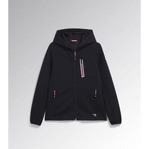 Sweat-shirt Diadora Ability Athena Noir XL, sweat-shirt sportif respirant en tissu scuba, coton, polyester, élasthanne - Product Image 1