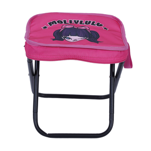 Silla Plegable Cuadrada Mini Entai, Personalizable, Ultraligera, de Acero al Carbono y Poliéster, para Camping, Jardín, Comedor, Apartamento Compacto - Product Image 1