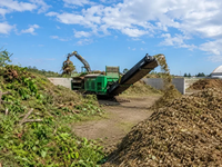 Séparateur magnétique et machine de criblage pour les déchets agricoles, équipement composant d'une usine de recyclage de biomasse