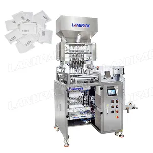 Landpack Plastic Sachet Forming And Sealing Machine Multi Lane Liquid Sachet Packing Machine Sugar Sachet Packing Machine