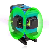 NOYAFA Rotations laser im Freien 12-Linien-Multifunktionsfernbedienung grüner Laserstrahl 4D-Niveau