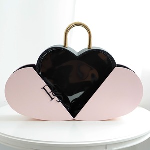 ABCO caja de ramo en forma de corazón arreglo de flores luz personalizada lujo textura especial regalo de cumpleaños del Día de San Valentín - Product Image 2