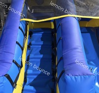 Château Gonflable Commercial, Trampoline Gonflable avec Toboggan, pour Enfants et Adultes, avec Souffleur