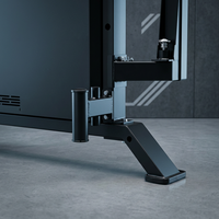 Machine Smith tout-en-un avec rack de musculation 3x3 pour entraînement multifonctionnel à domicile