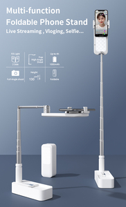 Có thể gập lại video TK vloging điền vào ánh sáng không dây 360 xoay chân máy ảnh tự sướng thanh - Product Image 5