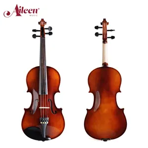 Высококачественная скрипка ручной работы AileenMusic из 4/4 твердой древесины для студентов (AVL18)