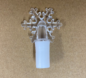Dây Đèn Trang Trí Giáng Sinh Đèn <span class=keywords><strong>Led</strong></span> Thần Tiên Cho Ngày Lễ Bộ 2 Món Đồ Trang Trí Bông Tuyết Trong Suốt Mặt Dây Chuyền Bằng Nhựa - Product Image 1