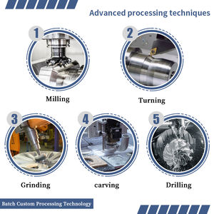 Fabrication sur mesure de pièces de précision CNC, acier inoxydable, plastique, aluminium, métal, prototypes, services de pièces, perçage, électroérosion par fil - Product Image 2