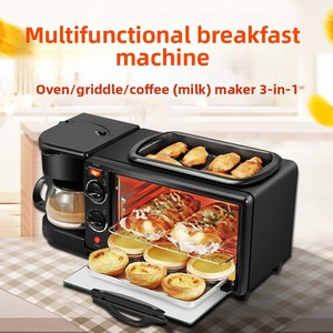 Horno Eléctrico Multifuncional Tres en Uno SILVER CREST para Sándwiches y Tostadas con Protección Contra Ebullición en Seco, Electrodoméstico para el Hogar - Product Image 3