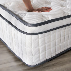 Materasso Ortopedico Shanhe in Gel Memory Foam e Lattice Compresso con 5 Zone a Molle Insacchettate e Pillow Top, 20-35cm, Traspirante ed Ecologico - Product Image 2