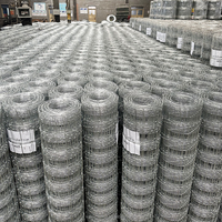 Grillage en fil de fer galvanisé pour élevage de bétail, chèvres, moutons et cerfs, résistant à l'usure, durable, économique, en vrac, option hauteur 4 pieds