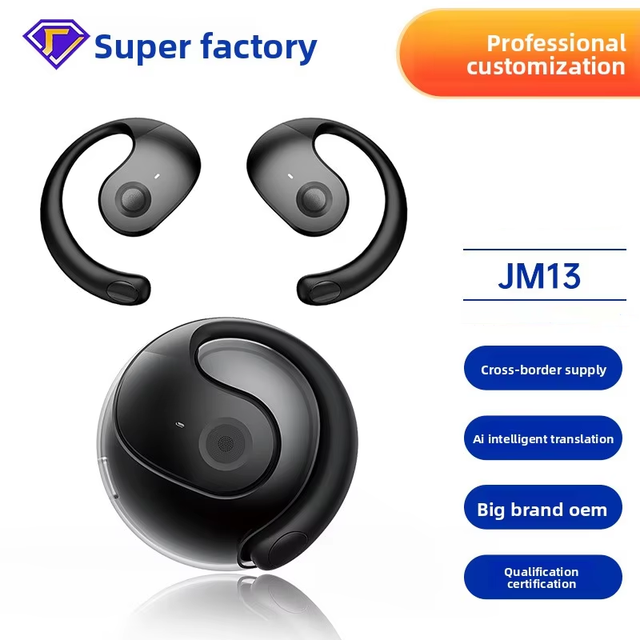 JM13 Simultaneous Translation for Headset AI Intelligent Long Endurance Wireless Ear-Hanging Multi-Language Cross-Border