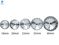 Grosir Kancing Kristal Batu 20mm untuk Pakaian, Hotel & Penggunaan Luar Ruangan