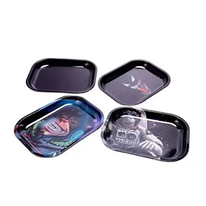 In stock smoking metal rolling tray bulk wholesale