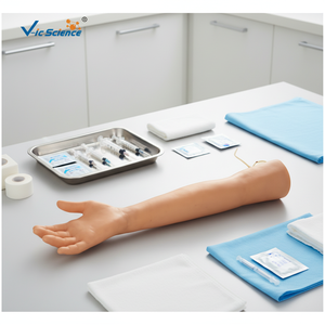Modè<span class=keywords><strong>le</strong></span> de formation avancé en PVC pour la ponction veineuse chez les personnes âgées - Bras médical scientifique pour la formation des infirmières et des écoles - Product Image 4