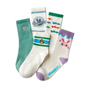 Sports Leisure Mid-calf <strong>Socks</strong> Men Women Knitted Letter Custom Printing Logo Trendy Sweat-absorbent Combed Cotton Summer OEM - Product Image 5