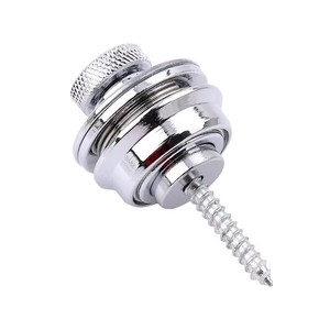 Straplock de sécurité pour guitare électrique basse Straplock Straplock pour guitare électrique à tête plate pour sangles - Product Image 1