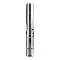 Pompe solaire immergée en acier inoxydable 4 pouces 220VDC/VAC 2500W 185M 12000 L/HR 280M 8000 L/HR 400M 5000 L/HR