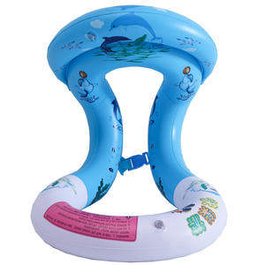 Anillo de natación inflable Xiaolu para bebés y niños, diseño de dibujos animados, flotador de PVC, ayuda de seguridad para nadar, edad de 0 a 24 meses - Product Image 4