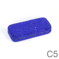 Nouvelle boîte à lunettes, boîte à lunettes de soleil en PU, boîte à miroir, emballage brillant, étui rigide, pochette pour lunettes de soleil