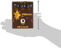 Pédale d'effets de guitare Caline CP-43 Pegasus Overdrive, simulation Klon Centaur, alliage d'aluminium marron