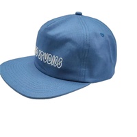 Unieke Katoenen 5 Panel Ongestructureerde Snapback Cap Custom Geborduurde Logo Snapback Hoed