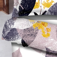 Ensemble de literie en microfibre brossée à imprimé coloré, drap de lit 1800 avec couette