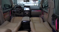 Kit de Actualización de Luces LED Interiores para Toyota Prado LC150 2010-2019, Estilo Escama de Dragón de Carbono/Madera, Luz Ambiental Sinfónica