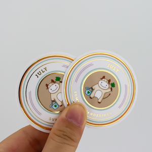 สติกเกอร์ใส PET แบบฉลากส่วนตัว กันน้ำ ทนรังสียูวี กาวลอกออกได้ สำหรับขวด โทรศัพท์ สมุดบันทึก - Product Image 1