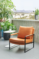 Fauteuils d'appoint en cuir personnalisés fauteuil de détente chaise de canapé simple chaise de loisirs meubles de salon