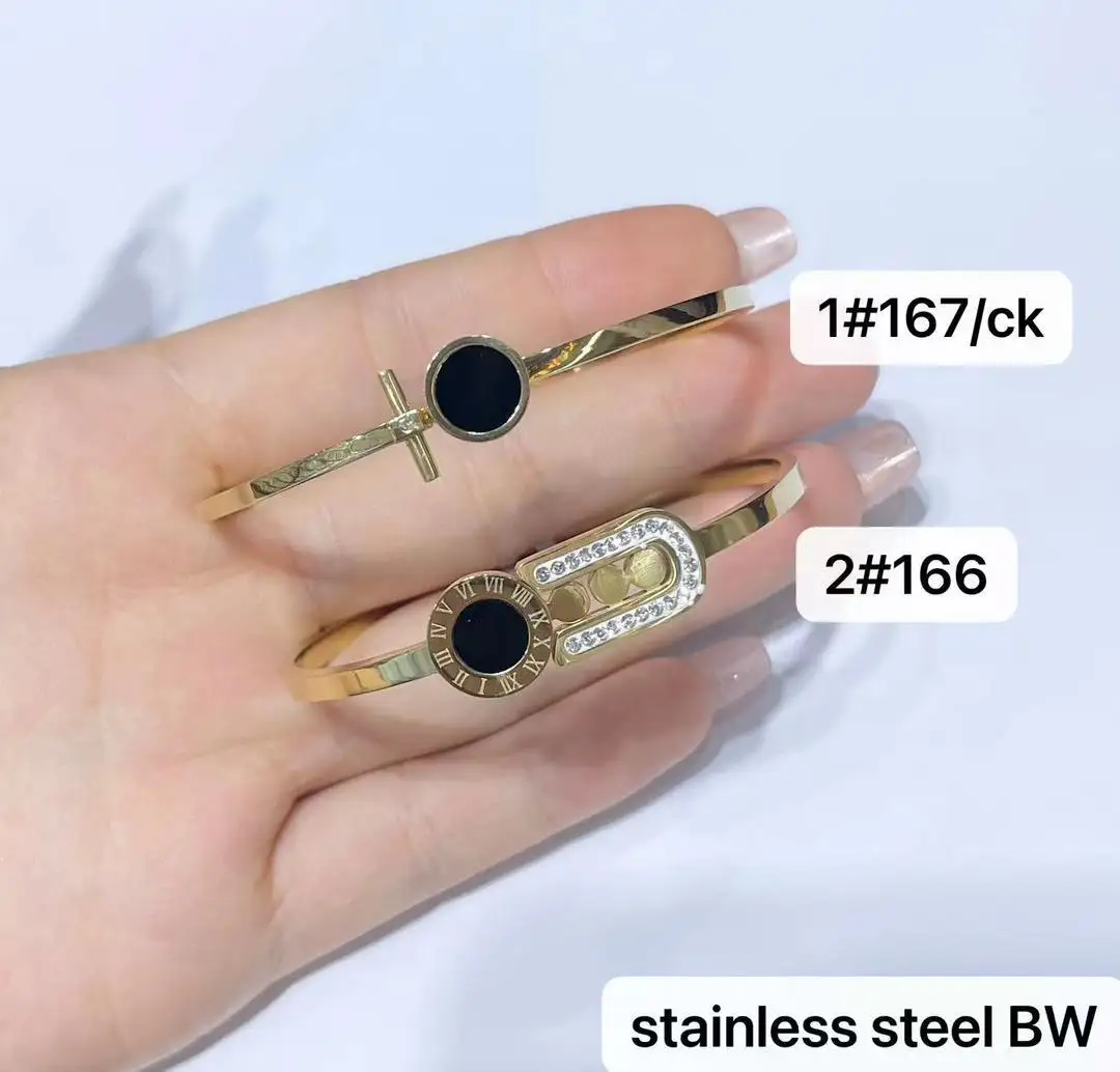 133/सी. के. xuping गहने फैशन गर्म बिक्री उच्च गुणवत्ता सुरुचिपूर्ण हीरा नई शैली 14k सोने के रंग के लिए चूड़ी महिला