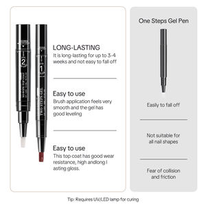 Esmalte de Uñas 2 en 1 Macaron, <span class=keywords><strong>Gel</strong></span> de Dos Pasos, Base de Color y Capa Superior, para Manicura, Personalización de Marca, Suministro de Fábrica OEM ODM - Product Image 5