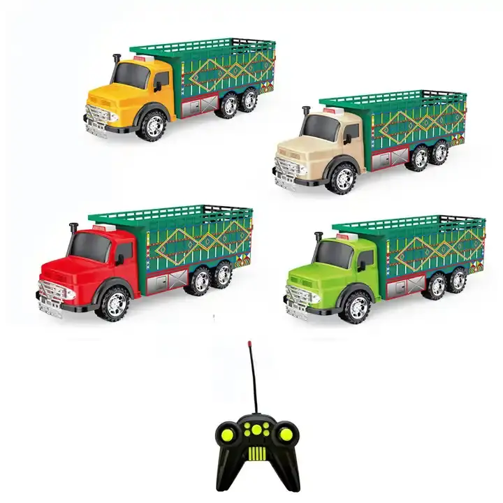 2023 New Hot Bán hàng RC xe tải 4 bánh xe kỹ thuật Xe điều khiển từ xa mô phỏng xe RC xe tải cho món quà đồ chơi