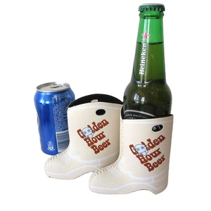 RYO Promotion Sublimation Imprint Neoprene Cowboy Boot Can Coolers Beer Coolie Custom Printing Waterproof 12-Pack Wedding Cooler - Product Image 1