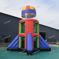 Château gonflable commercial en forme de fusée spatiale pour parc d'aventure aérien, structure gonflable personnalisée pour la vente aux entreprises