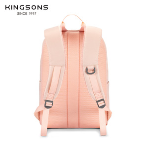 Kingsons Women's <b>Backpack</b> 15 Inches <b>Lightweight</b> Durable Solid Color Student <b>Backpack</b> For Leisure Travel - Product Image 4