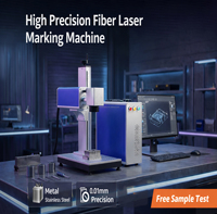 Machine de marquage laser à fibre JPT MOPA 20W 30W 60W 100W pour bijoux or et argent avec scanner Galvo