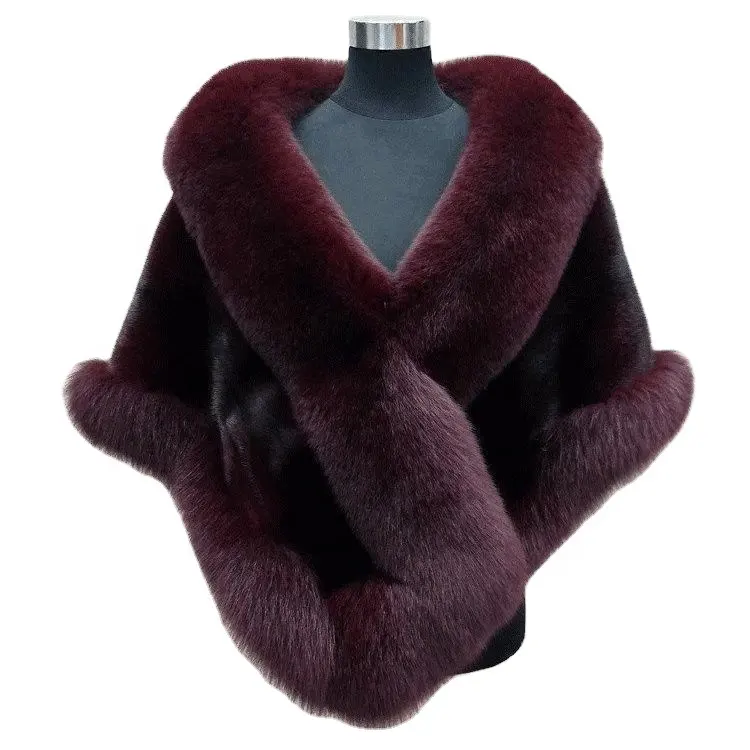 Nieuwe Herfst/Winter Elegante Faux Bont Sjaals Sjaals Feest Dagelijks Multi-Color Custom Dames Bont Sjaals