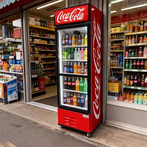 Refrigerador Comercial Personalizado al por Mayor de 300L, Refrigerador de <span class=keywords><strong>Cerveza</strong></span> con Puerta de Vidrio, Enfriador de Bebidas Energéticas - Product Image 1