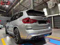 Pour BMW X3M F97 Kits de carrosserie en fibre de carbone Style 3D pare-chocs avant lèvre avant jupe latérale diffuseur arrière 2020 +
