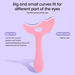Nouvel applicateur multifonctionnel en silicone 2026 pour eye-liner, outil cosmétique pour maquillage des yeux, aide à l'application de <span class=keywords><strong>mascara</strong></span> et protection des cils pour femme - Product Image 4